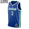 Camiseta Niños Dallas Mavericks Kyrie Irving 2 2022-23 Nike City Edition Azul Swingman